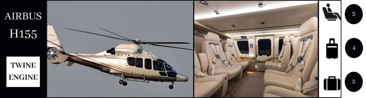 HELICOPTER TRANSFER FROM LYON (LYS) TO COURCHEVEL (LFLJ)